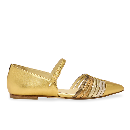 Aet D'Orsay in Bright Gold Ombre Nappa