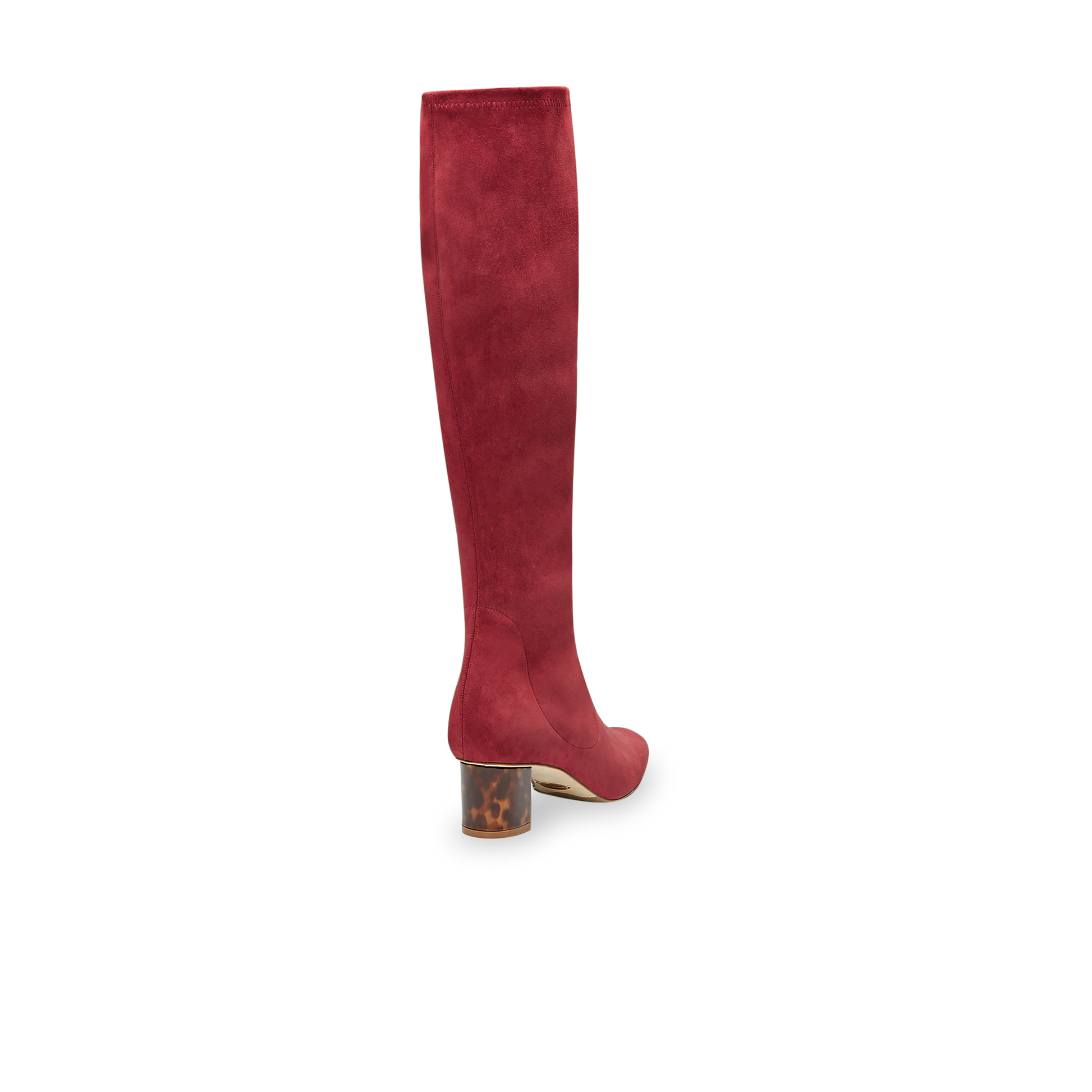 Burgundy sales stretch boots