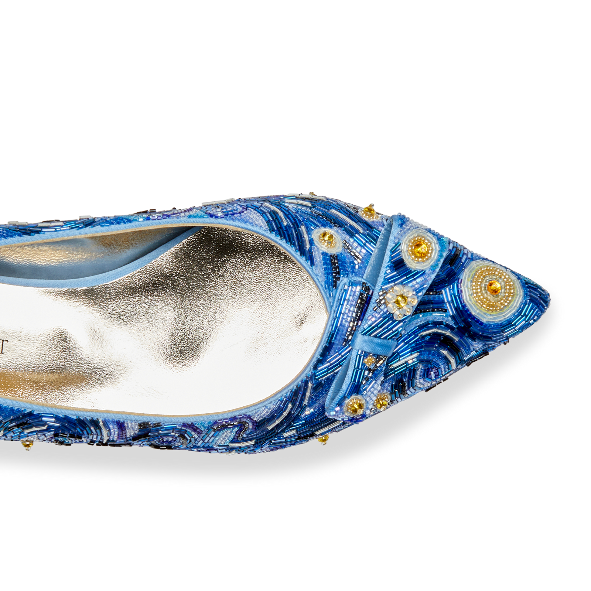 10mm Pointed Toe Starry Natalie Flat 