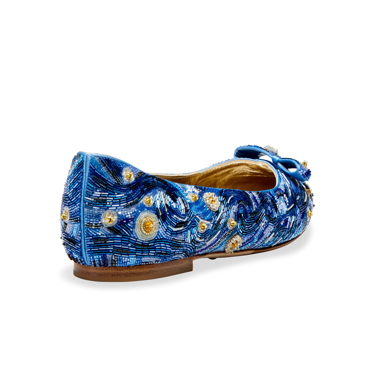 10mm Pointed Toe Starry Natalie Flat 