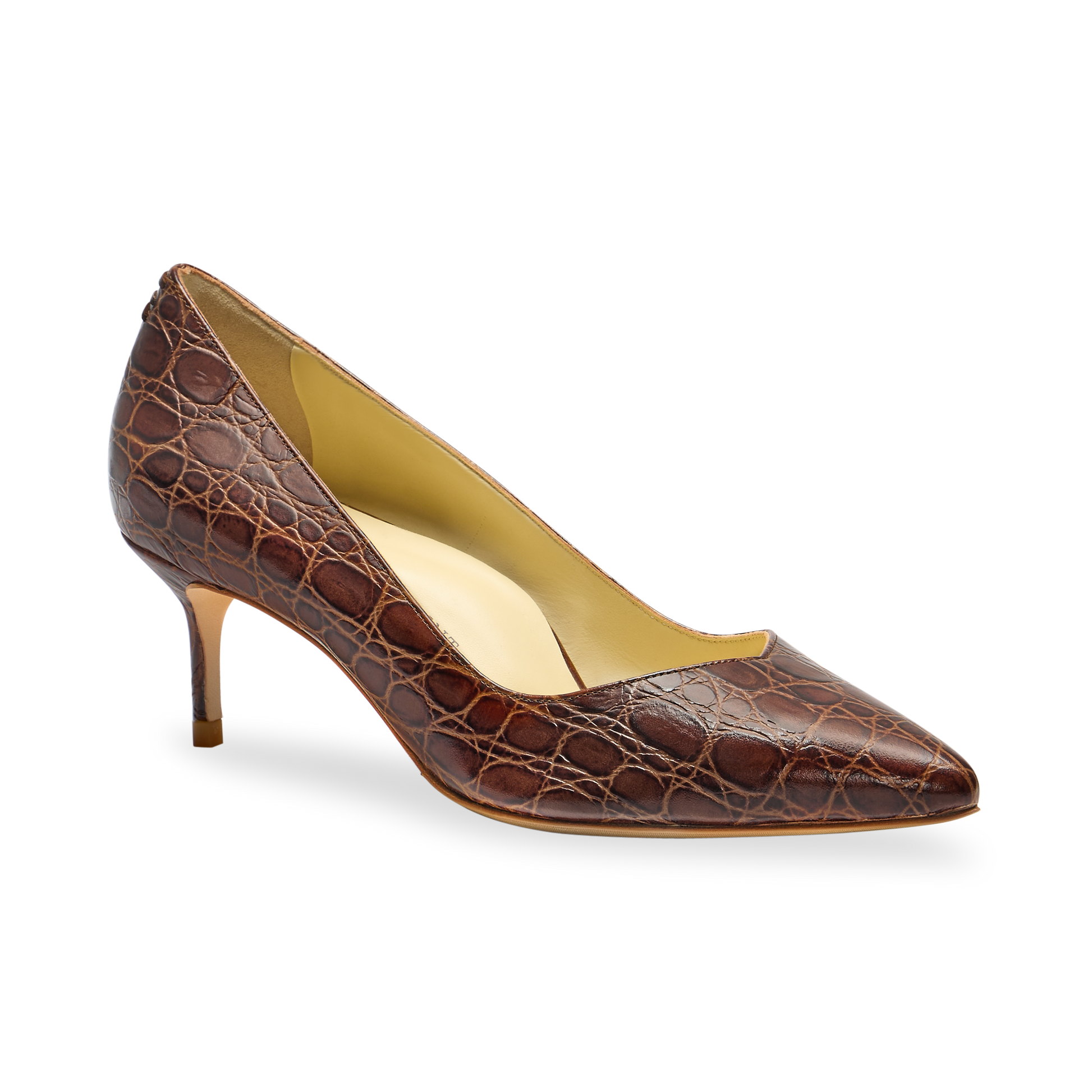 Croc heels top pumps