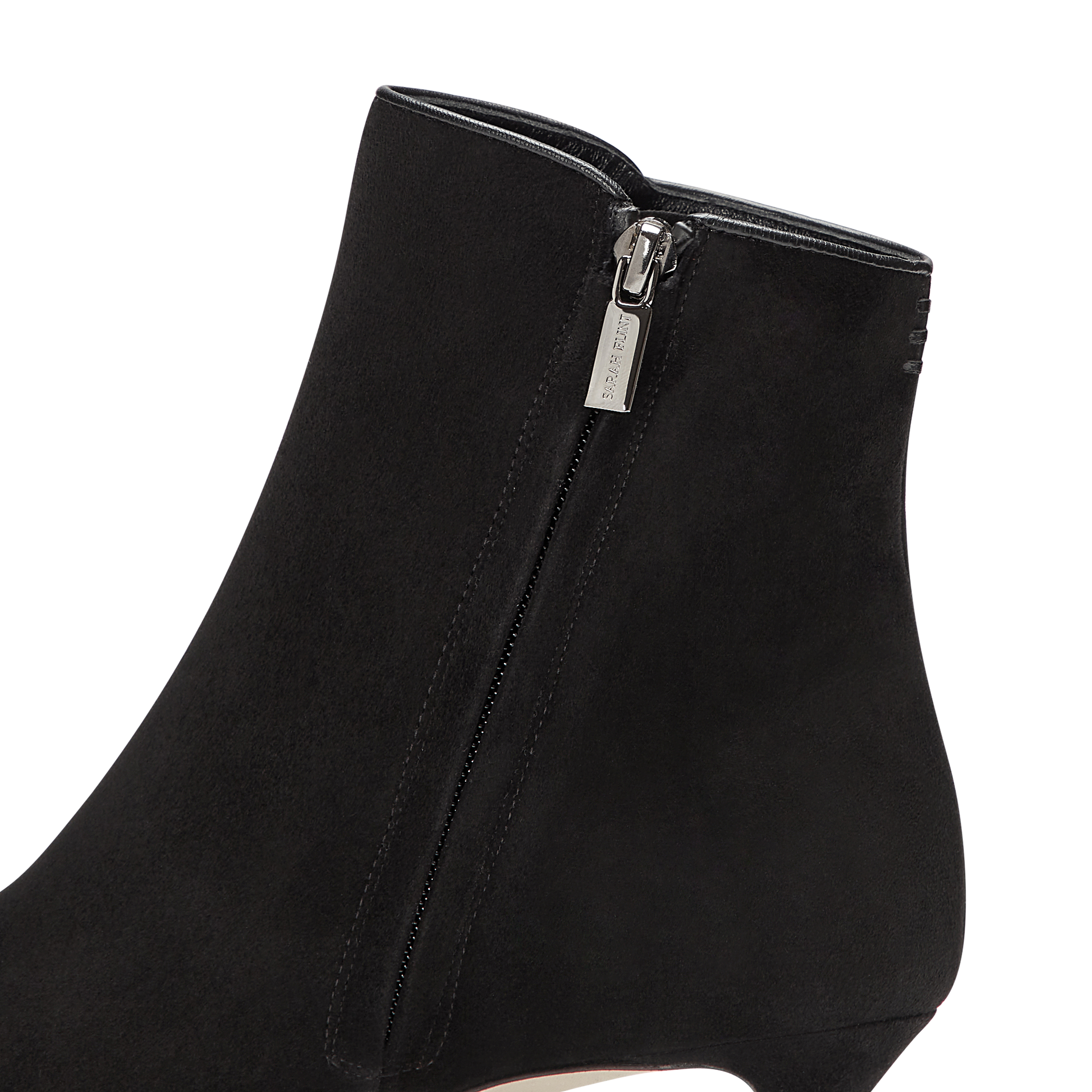 Perfect Dress Bootie 60 Black Suede Sarah Flint - Main Image