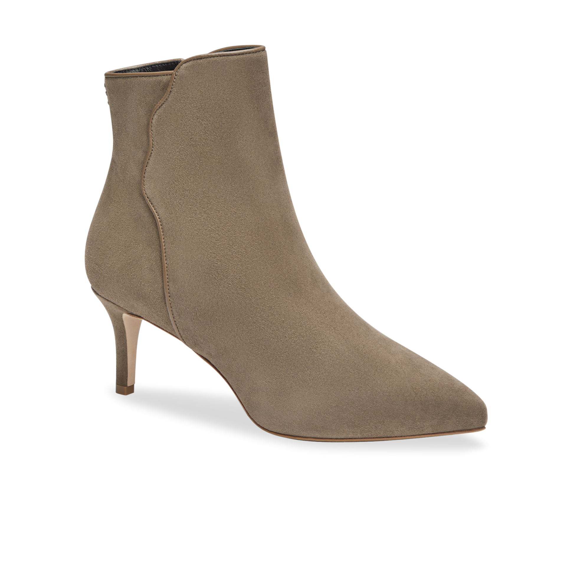 grey dress ankle boots Xfvqtps Womens Fashion Suede Ankle Boots with Side Zipper Low Block Heel Booties for Women Chunky Heel Short Boots Comfortable Casual Slip on Shoes