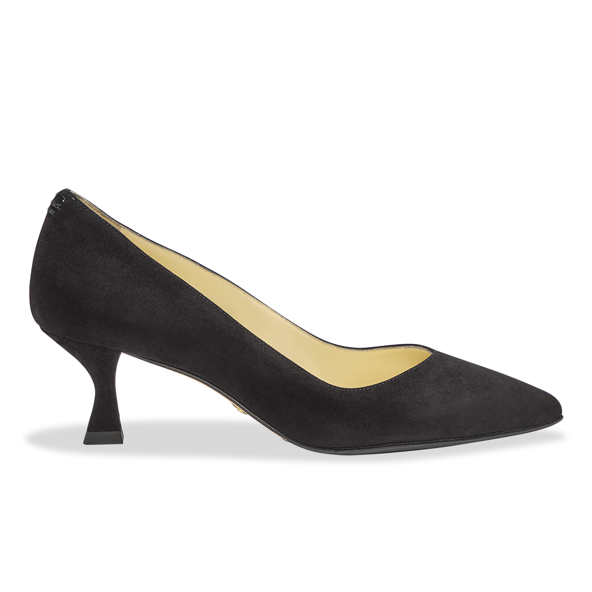 Buy HYPE Black Womens Leather Slip-on Cone Pumps | Shoppers Stop