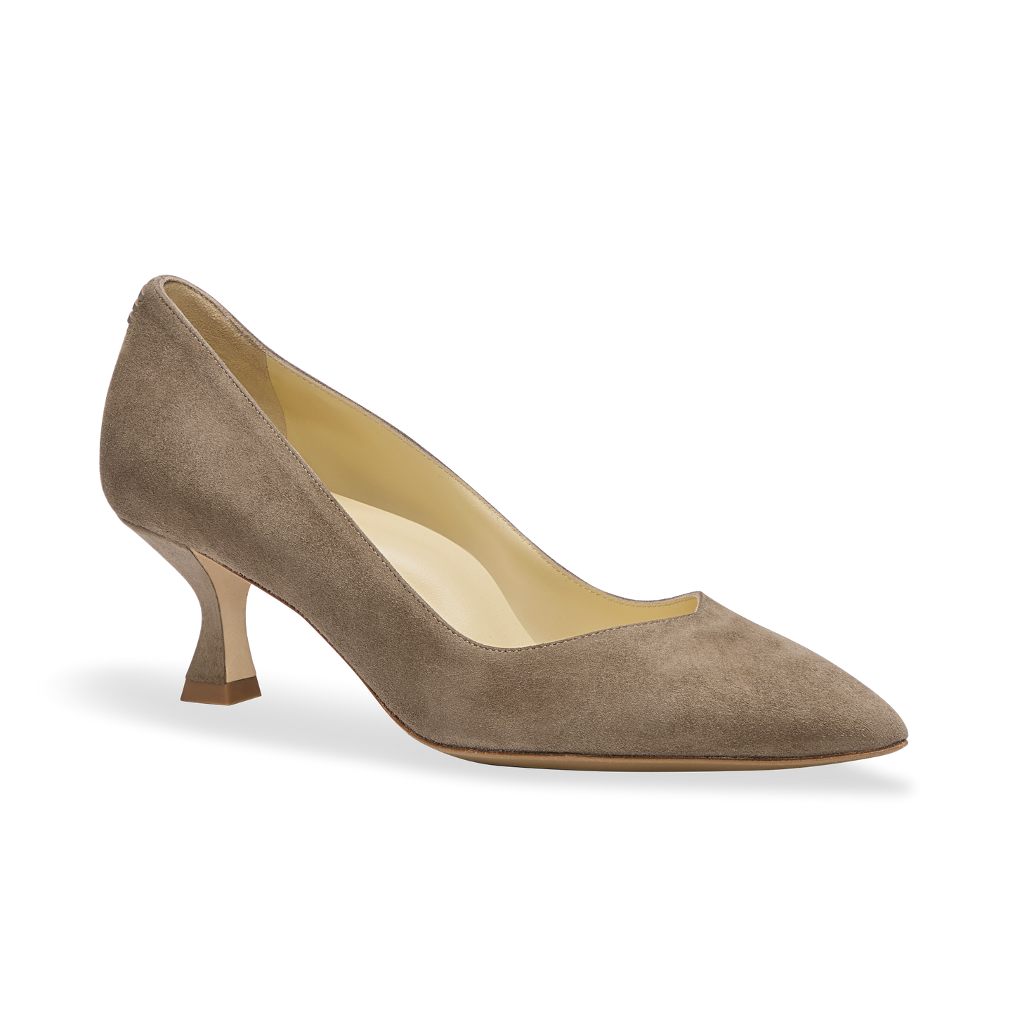 Perfect Kitten Pump 50 in Taupe Suede