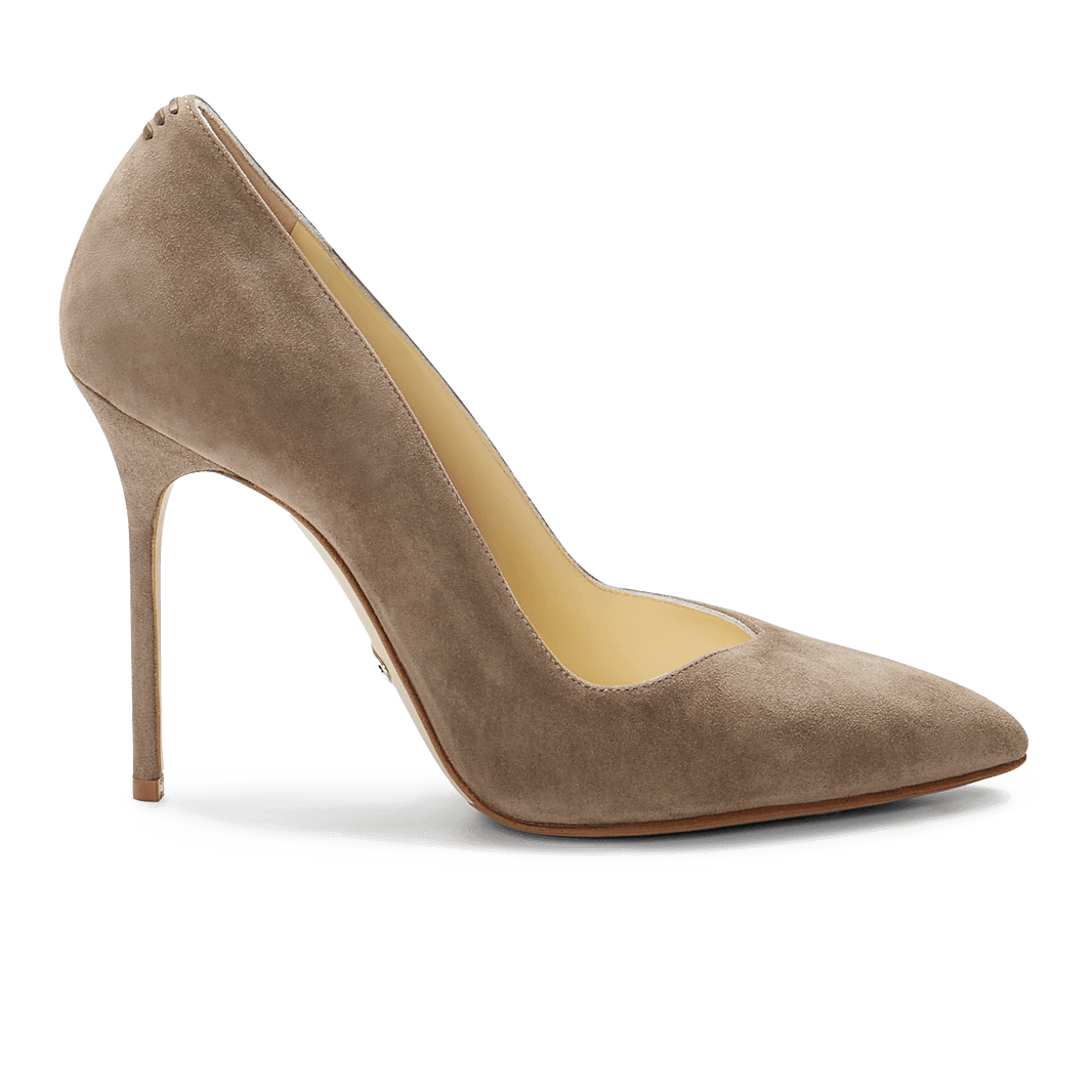 Sarah Flint Perfect Pump 85 :: Taupe Suede