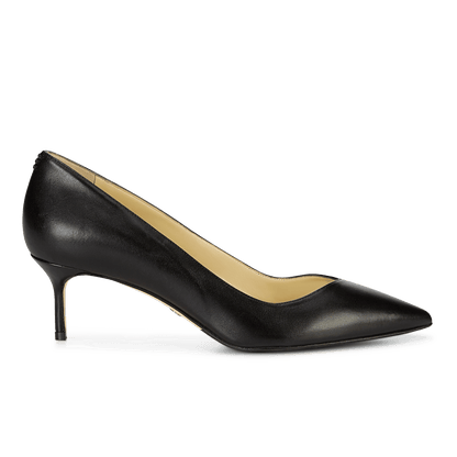 Sarah Flint Perfect Round Toe Pump 70 Heels in Black Suede | Luxury Heels for Women | Handcrafted Designer Shoes Made in Italy