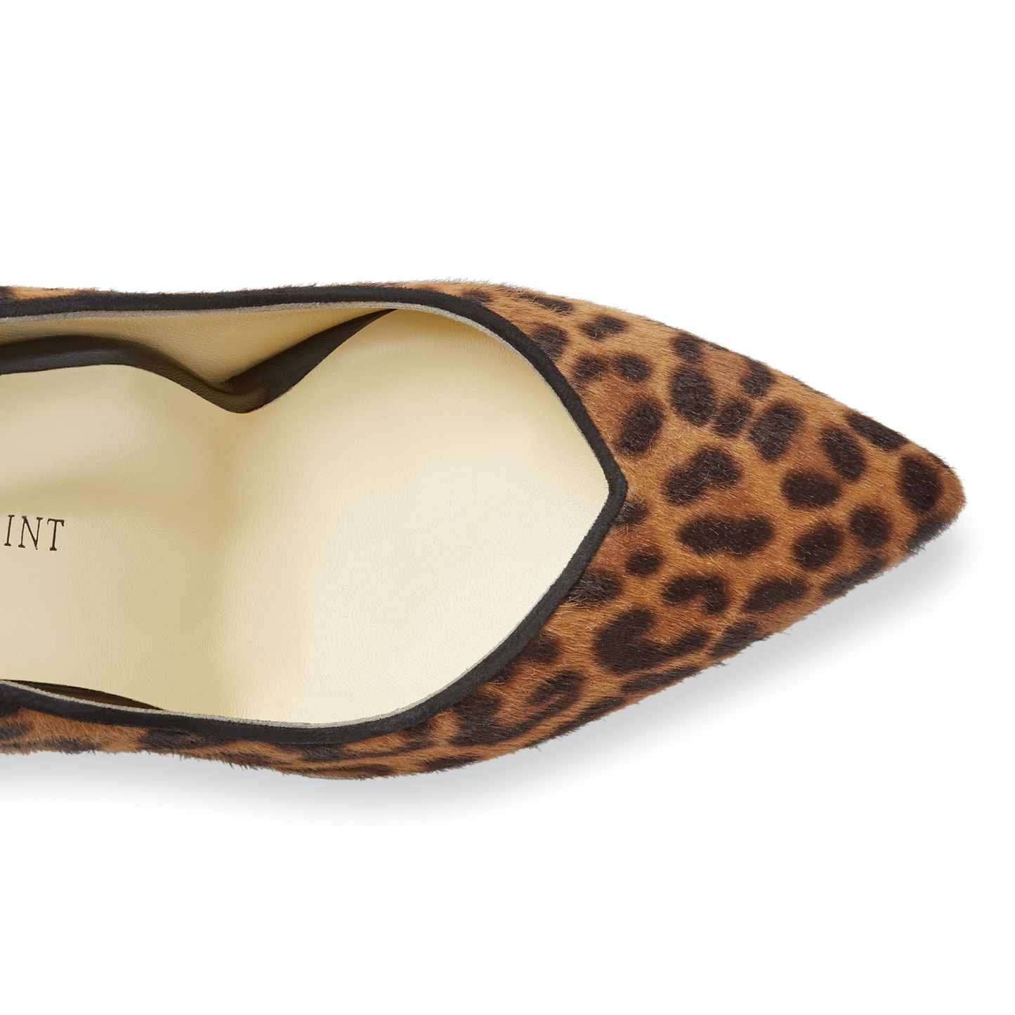 Leopard calf 2025 hair pumps