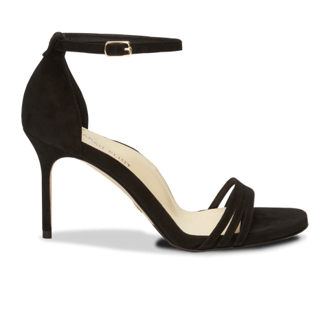 靴 melt the lady volume upper sandal Black Perfect Sandal 85 | Black Suede | Sarah Flint