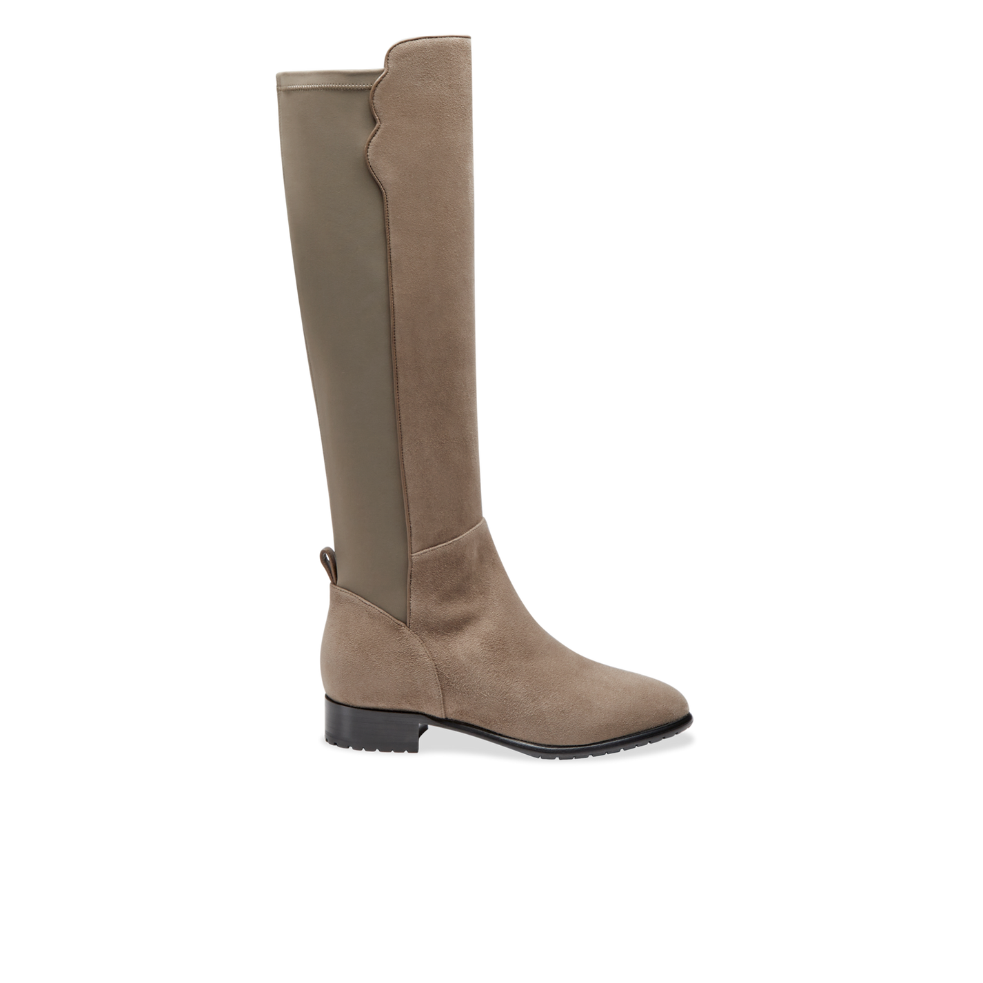 Perfect Stretch Boot 30 | Water-Resistant Taupe Suede | Sarah Flint