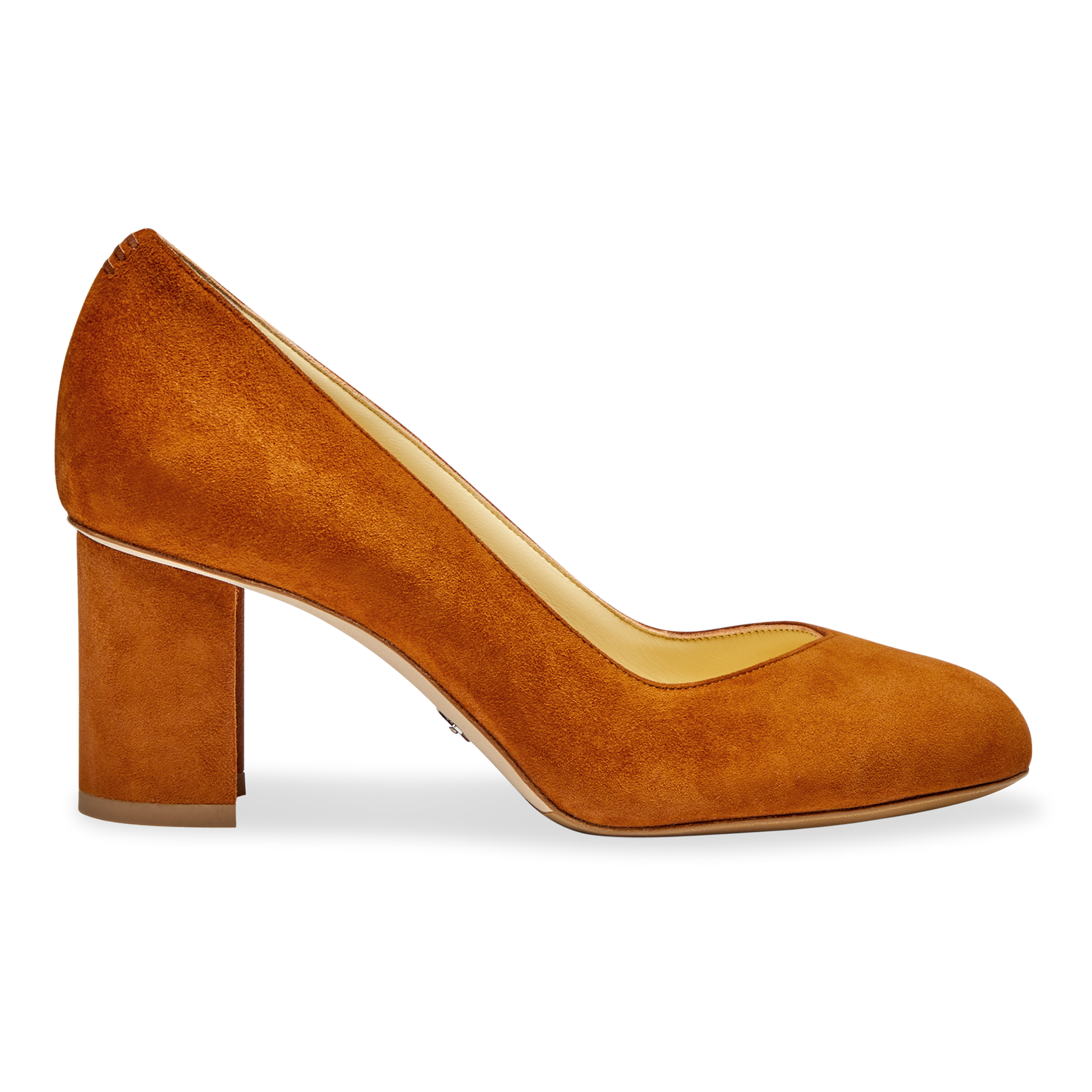 Tan suede block heel best sale