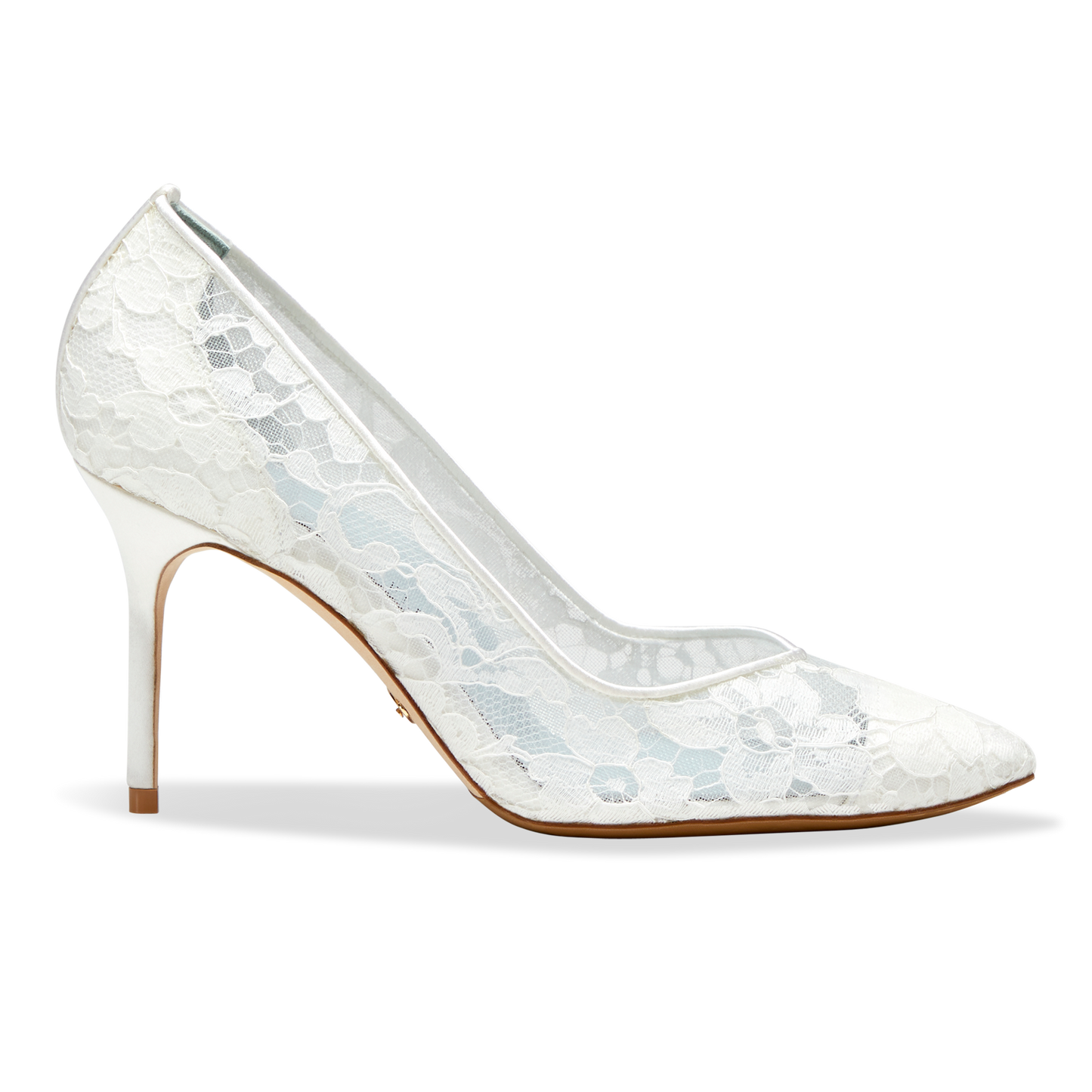 Over The Moon Perfect Pump 85 White Lace