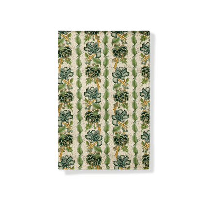 Rectangular Tablecloth in Jardin Green Floral Cotton