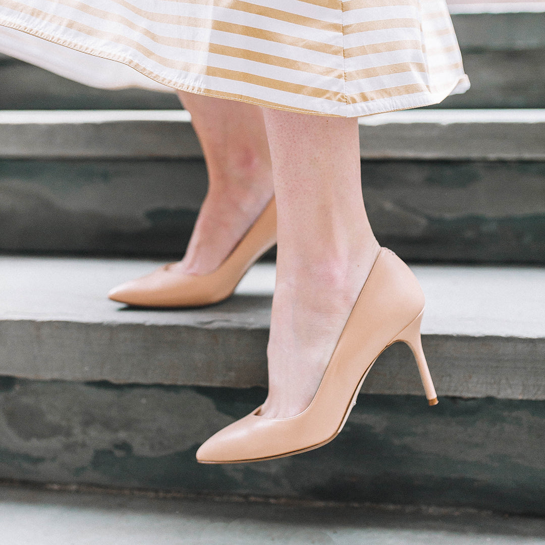 Women Heels Ankle Strap Women Pointed Toe Stiletto Pumps Ladies Solid –  Nancy Alvarez Collection